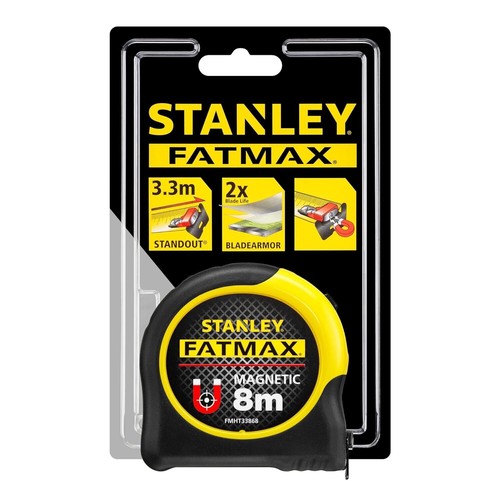Stanley Fatmax Tape Measure 8m x 32mm Width Metric Only Magnetic - FMHT0-33868 - Picture 3 of 3