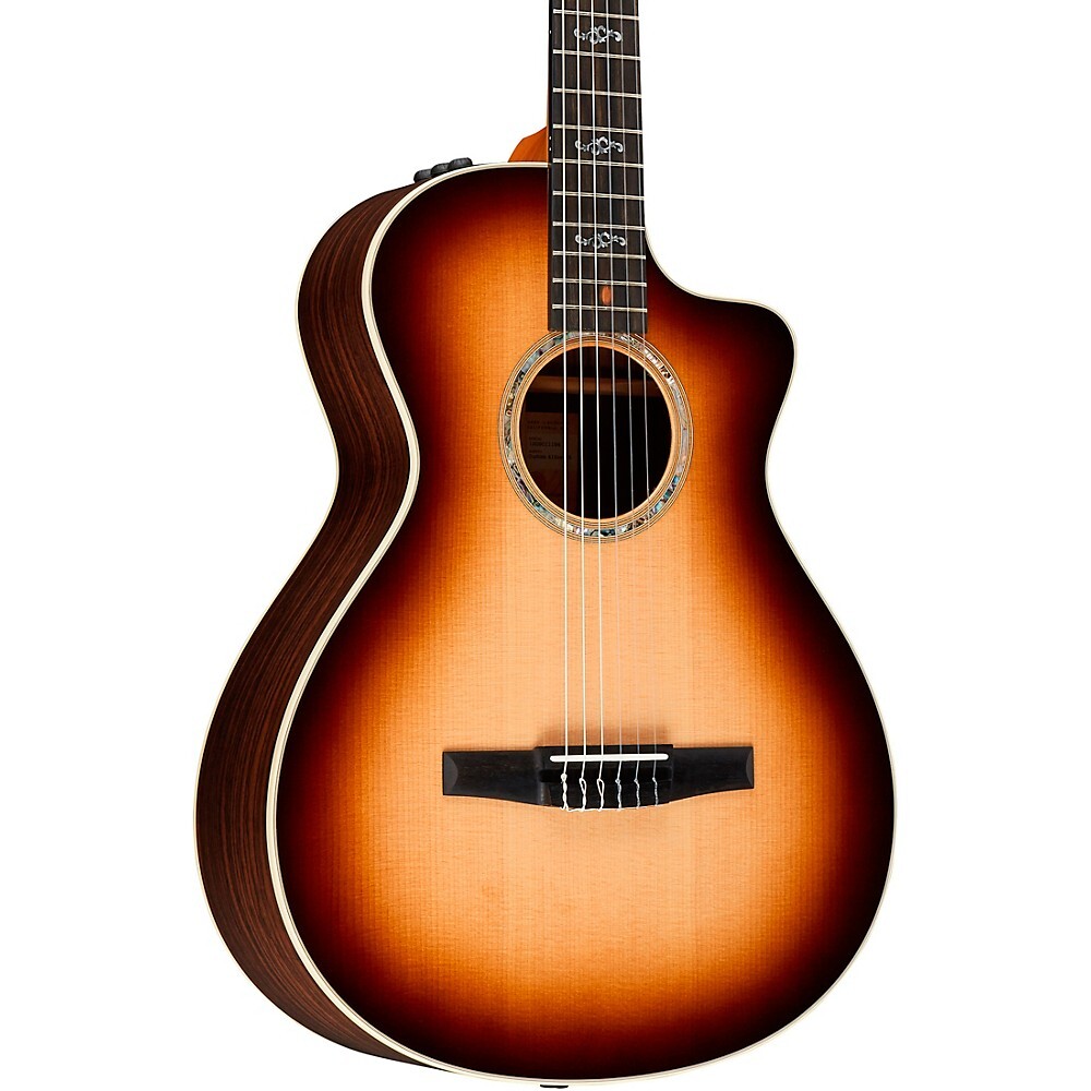 Концертная гитара Taylor Special Ed 412ce-NR RW Nylon A/E Grand Shaded Edge Burst