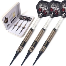 CUESOUL Dragon Series 16 Gram Soft Tip Darts with Deluxe PU Dart Case-B1102