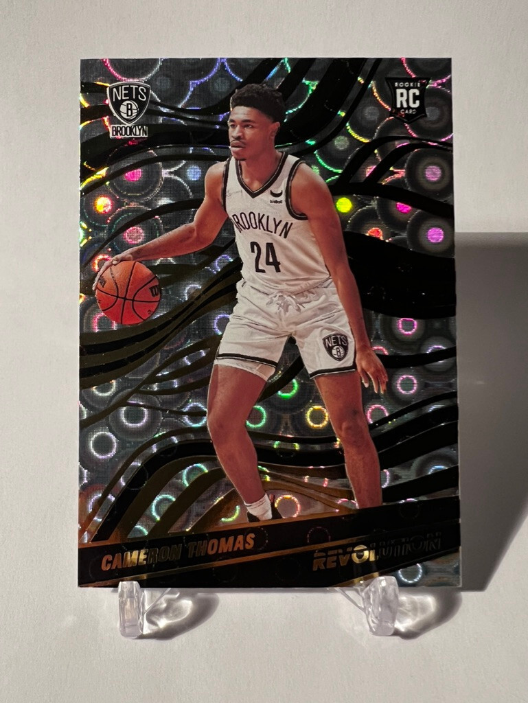 Cameron Thomas Groove #109 RC Rookie 2021-22 Panini Revolution Brooklyn Nets