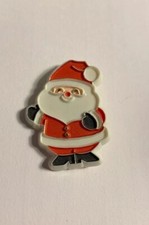 Vintage 1981 Hallmark Cards Santa Brooch Pin Plastic Jewelry Lot KC-1-1