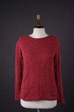 LAUREN RALPH LAUREN Cable Knit Long Sleeve Sweater Size M