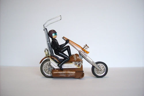 Vintage 1970's HASBRO Scream'n Demons Chopper Motorcycle, Nice Cond PLEASE READ!