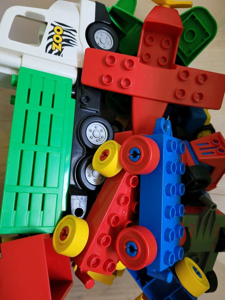 LEGO DUPLO 1 KG Konvolut Starter Set - Steine Sondersteine Fahrzeuge Tiere UVM - Bild 3 von 4