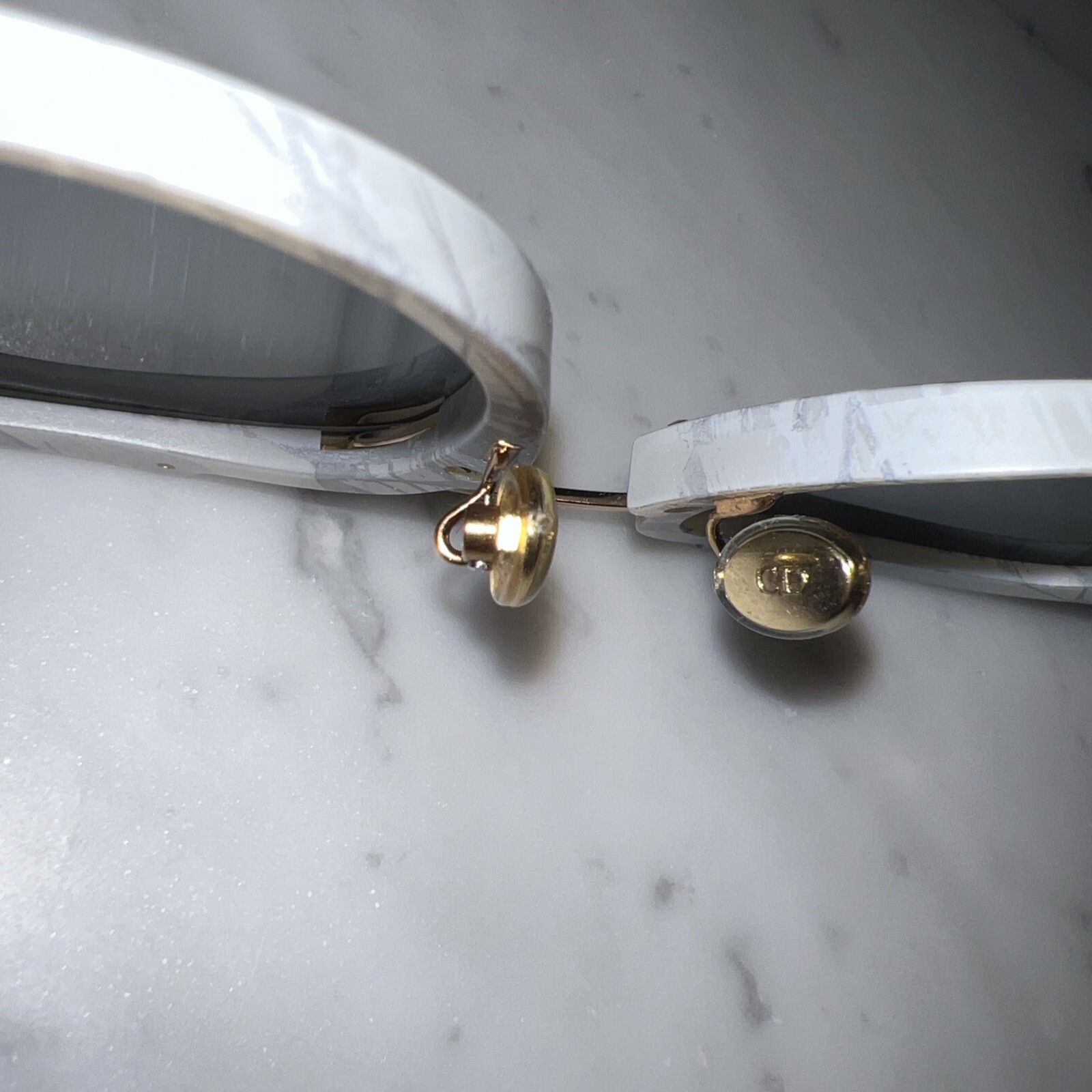 Dior Eclait Sunglasses Marble Gradient Sides - image 5