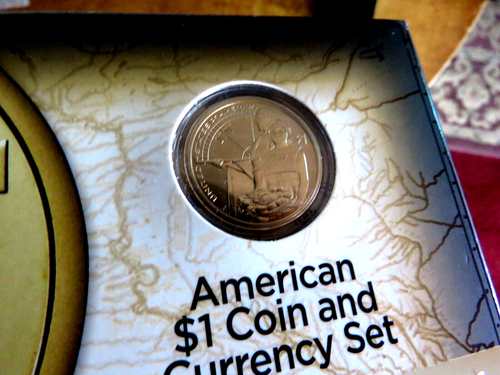 Juego de monedas y monedas estadounidenses de $1 como nuevas de Estados Unidos 2014 embalaje original como nuevo de Estados Unidos y certificado de autenticidad D10 - Imagen 3 de 5