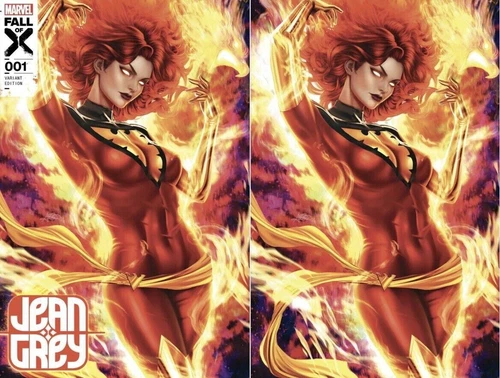 JEAN GREY 1 ARIEL DIAZ VIRGIN & TRADE VARIANT 2 PACK SET NM X-MEN 2023