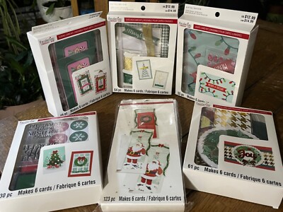 Recollections Christmas Holiday Card Making Kit, 6 Kit Selection, 6 ...
