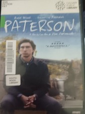 Paterson DVD, 2017 Adam Driver, EX Library, DISC IS SCRATCH FREE