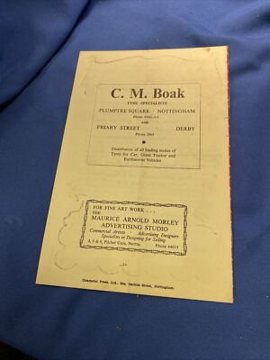 The Nottingham Playhouse, February 5th 1951, Presents Hayfever By
