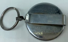 Vtg Lummis KEY-BAK Retractable Chain Keychain West Coast Chain Co General System