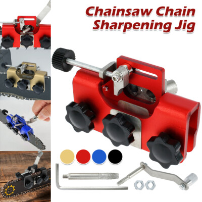 DE Chainsaw Sharpener Jigs Sharpening Tool Chain Saws Electric Saw Portable Set