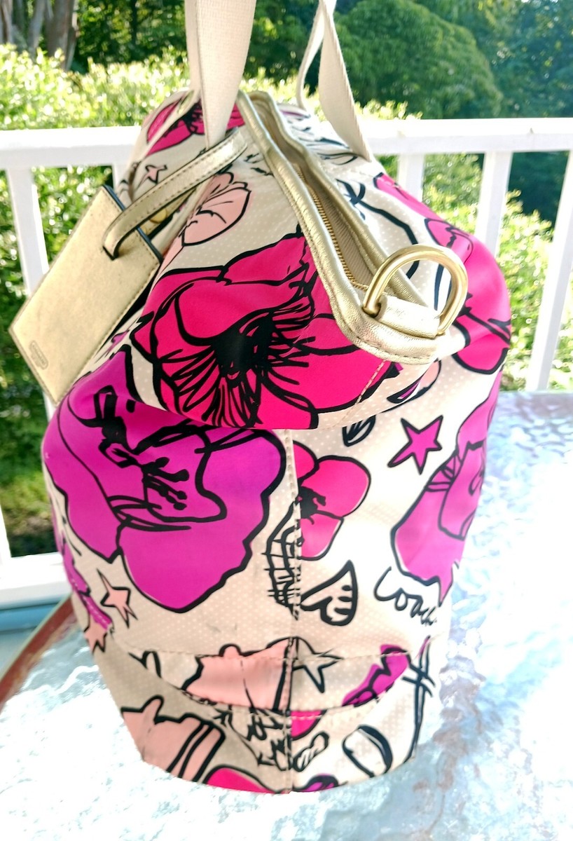 Coach F77303 Poppy Kyra Sateen Floral Multicolor Medium