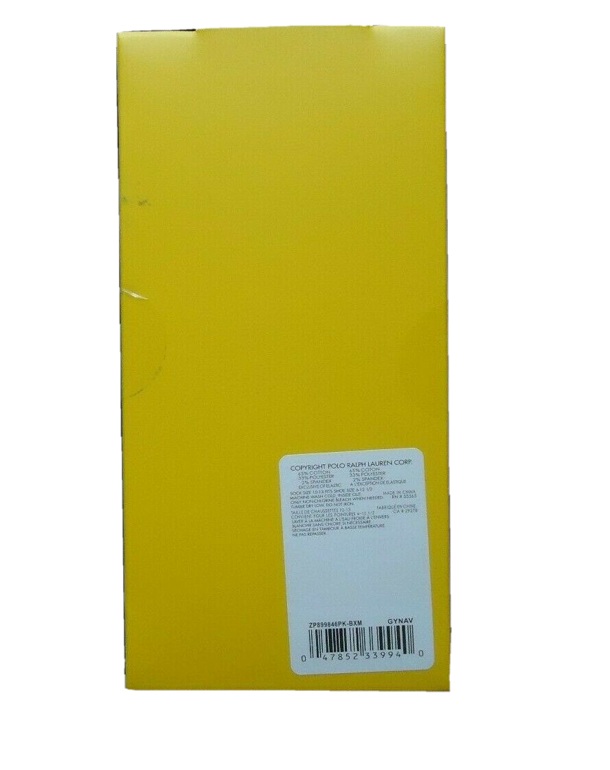 Calze Polo Ralph Lauren Uomo Cotone Vino Navy Multi Pony Logo Confezione Regalo 3