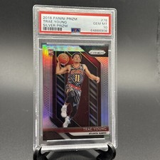 2018 Panini Prizm  Silver Prizm #78 Trae Young (RC) #11 GEM MINT 10 NBA ATLANTA