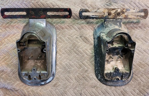 Harley Tombstone Taillight Bodies Panhead Knucklehead Flathead 45 - Picture 1 of 6