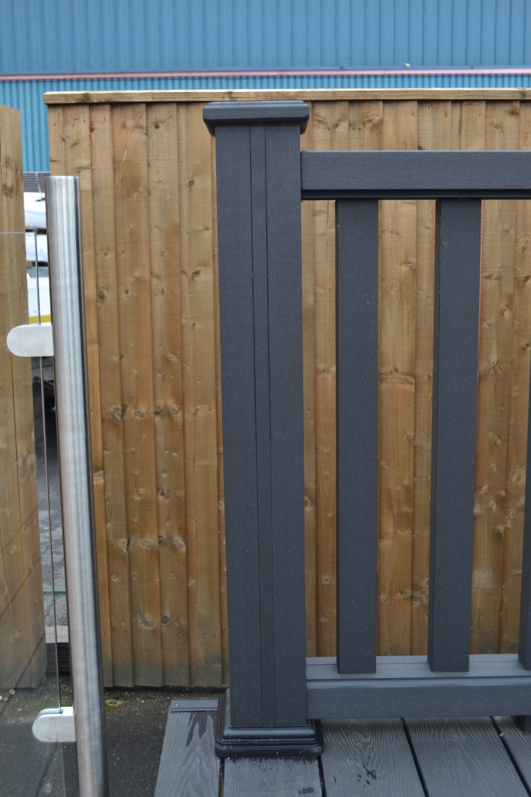 Composite Decking Post Kit System (Grey, Black & Brown) | eBay UK