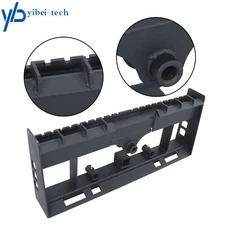 4000lb Heavy-Duty W Receiver Hitch & Spear Sleeves Skid Steer Pallet Fork Frame