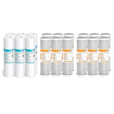 3-Stage Reverse Osmosis Sediment CTO Carbon Block Water Filter Replacement Set