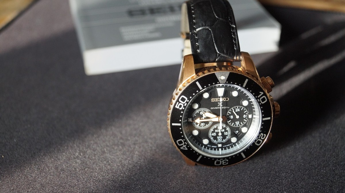 Seiko SSC618 ProspeX Air Diver`s Solar Chronograph Quartz