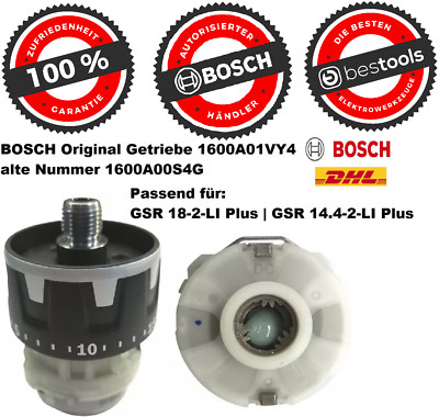 Bosch ORGINAL  Getriebe 1600A01VY4  GSR18-2-LI Plus, GSR18V-21, GSR18   