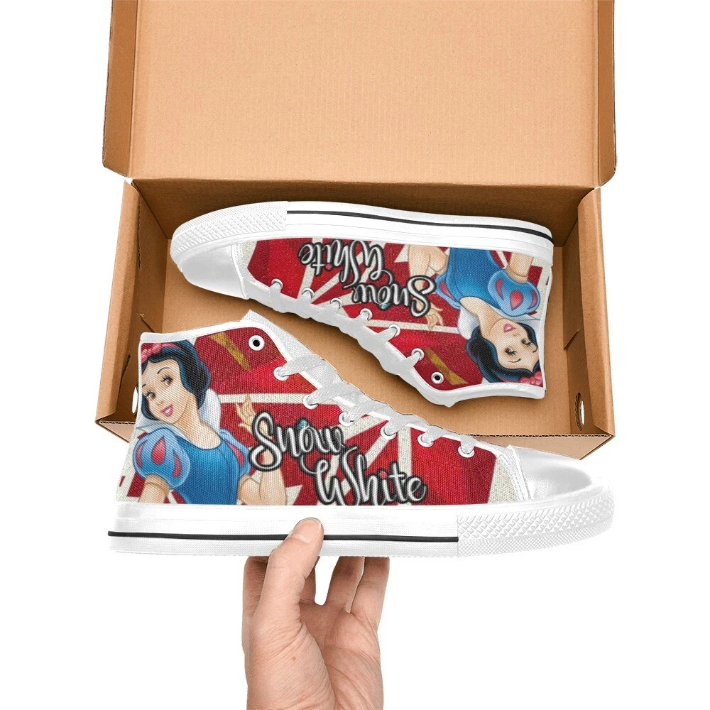 Snow White High Top Sneakers