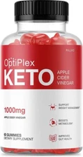 Rillvo OptiPlex Keto Gummies, OptiPlex ACV (60 Gummies)