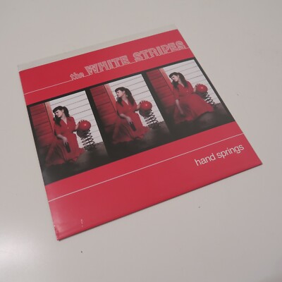 NEW White Stripes 7'' RED VINYL SINGLE PICTURE SLEEVE HAND SPRINGS/ RED DEATH!!