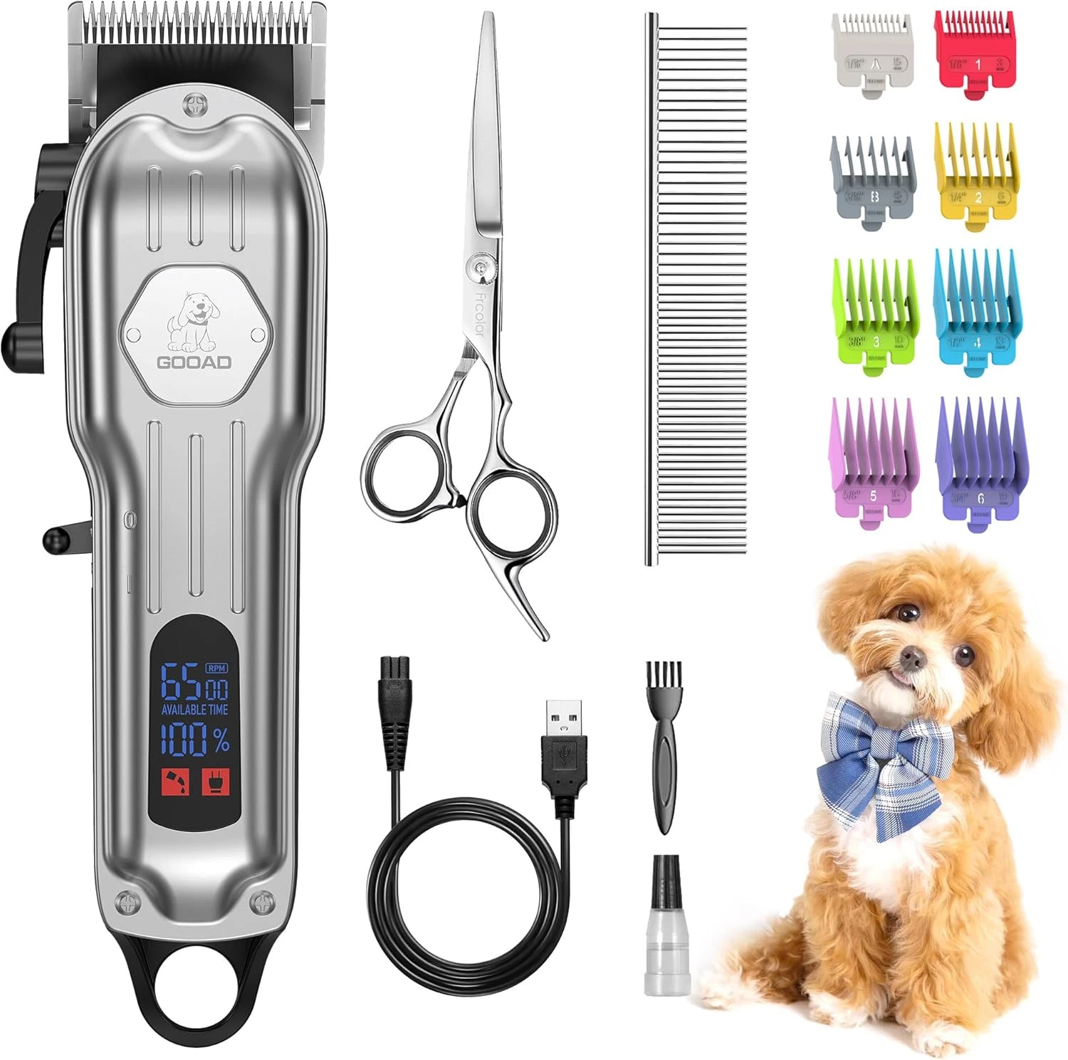 Cortadora de Pelo Cortapelos Profesional Para Perros Maquina Cortar Pet Grooming