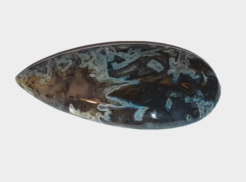 Türkischer Stab Achat PS Natur Cabochon, Birne Lose Schmuck Edelsteine 36,29 Kt - Bild 2 von 12