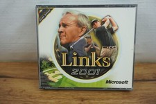 Vintage PC Video Game Microsoft Links 2001 2000 Golf Simulation 4 CD-ROM
