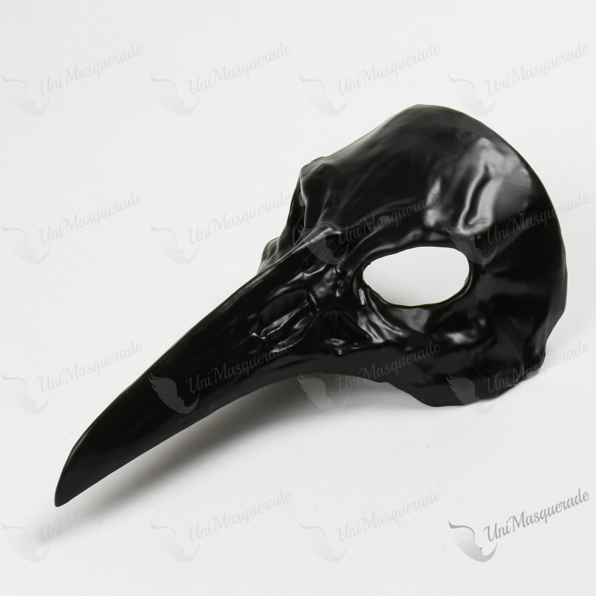 Black Raven Skull Plague doctor Bird Skull Halloween Masquerade