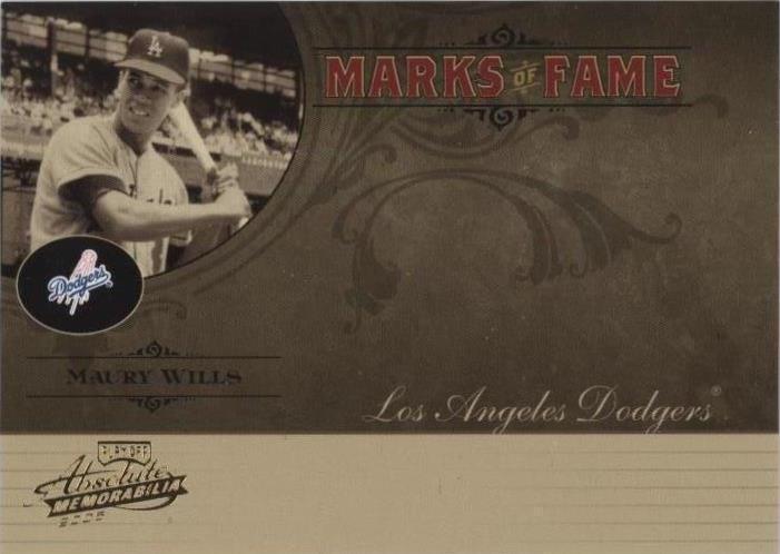 2005 Playoff Absolute Memorabilia - Maury Wills #MF-30 - 1 of 1