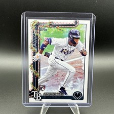 2025 Topps Holiday - Chandler Simpson #H38 (RC) TAMPA BAY RAYS 🔥⚾️🔥