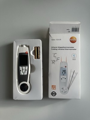 Testo 104-IR Einstichthermometer neu, HACCP, Temperaturbereich -50 Bis 250°C 