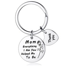 MADHAHEFU Mom Keychain Mother's Day Gifts Thank You Gifts for Mom Christams B...