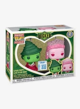 Wicked Elphaba & Glinda Ombre Vinyl Keychain Funko Pocket Pop 2 Pack