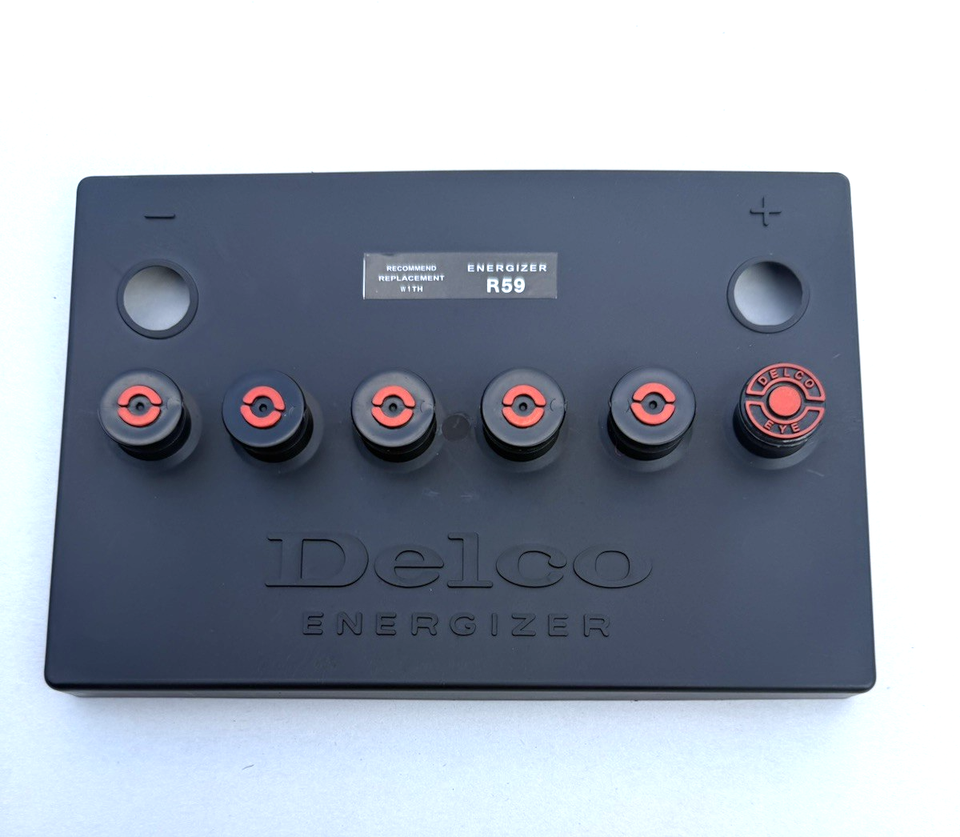 67-69 Camaro Battery Topper Cover R59 Delco Top New with caps and felts ...