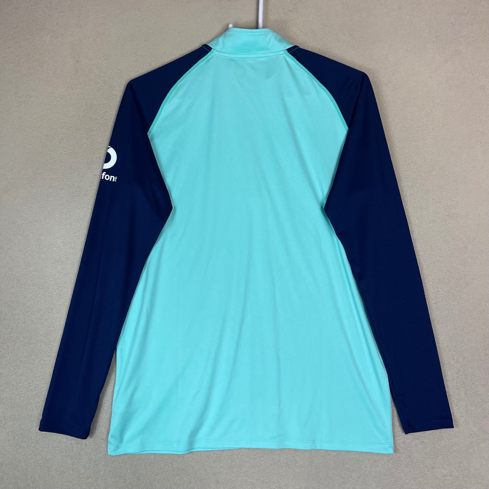 Canterbury Ireland Rugby IRFU Quarter Zip Pullover Shirt Men's Size S Aqua Navy