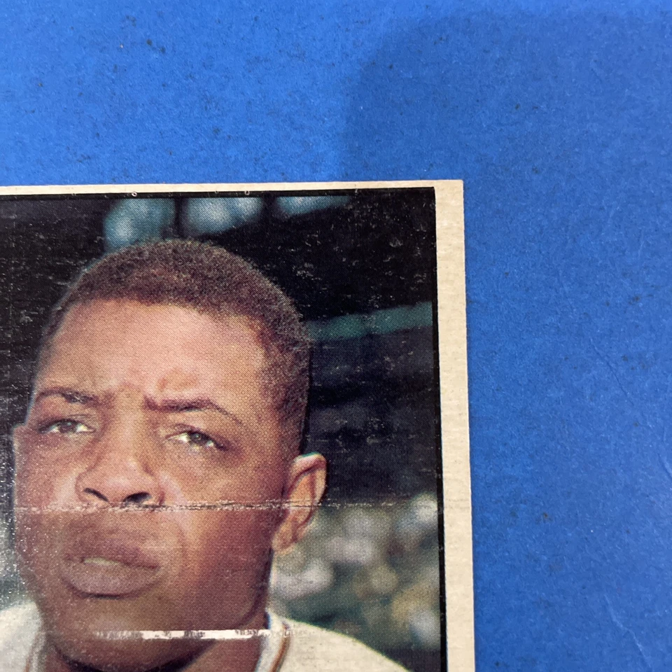 Tarjeta de béisbol 1961 Topps Willie Mays #150 Gigantes de San Francisco Foto 3 de 4
