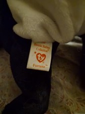 Ty “Fortune the Panda” Bear 8″ – Retired 1997 w/ Tag Errors – Rare Beanie Baby 