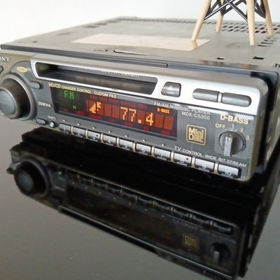 Sony MDX-C5300 1DIN Car Audio MD Player FM AM Head Unit Fire