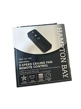 Hampton Bay Universal 3-speed Damp Rated Ceiling Fan Remote Control with Dimming