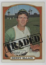1972 Topps High # Denny McLain (Traded) #753 0u2j