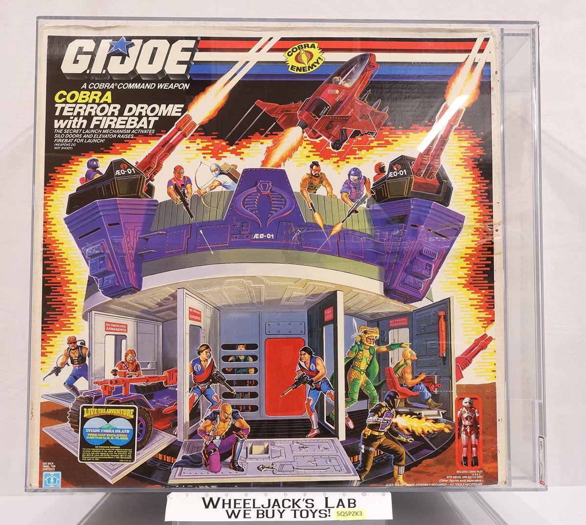 Terror Drome Live the Adventure Offer AFA GRADED U80 GI Joe Hasbro