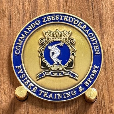 Dutch Korps Mariniers Commando Zeestrijdkrachten Training Challenge Coin  1#39