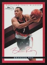 2008-09 Topps Signature Brandon Roy Facsimile Red #/869 #TS-BR Card