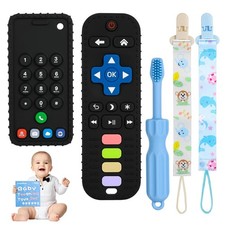 Baby Teething Toys, Remote Control Shape Teething Toys, Cell Phone Teether for