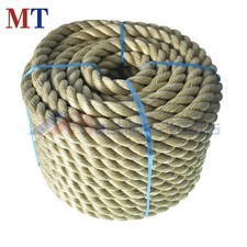 1" 100' Manila Rope 3 Strand Twisted Rope PP Arborist Bull Rope Rope