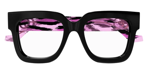 Gucci GG1549O Eyeglasses Women Black 52mm New 100% Authentic
